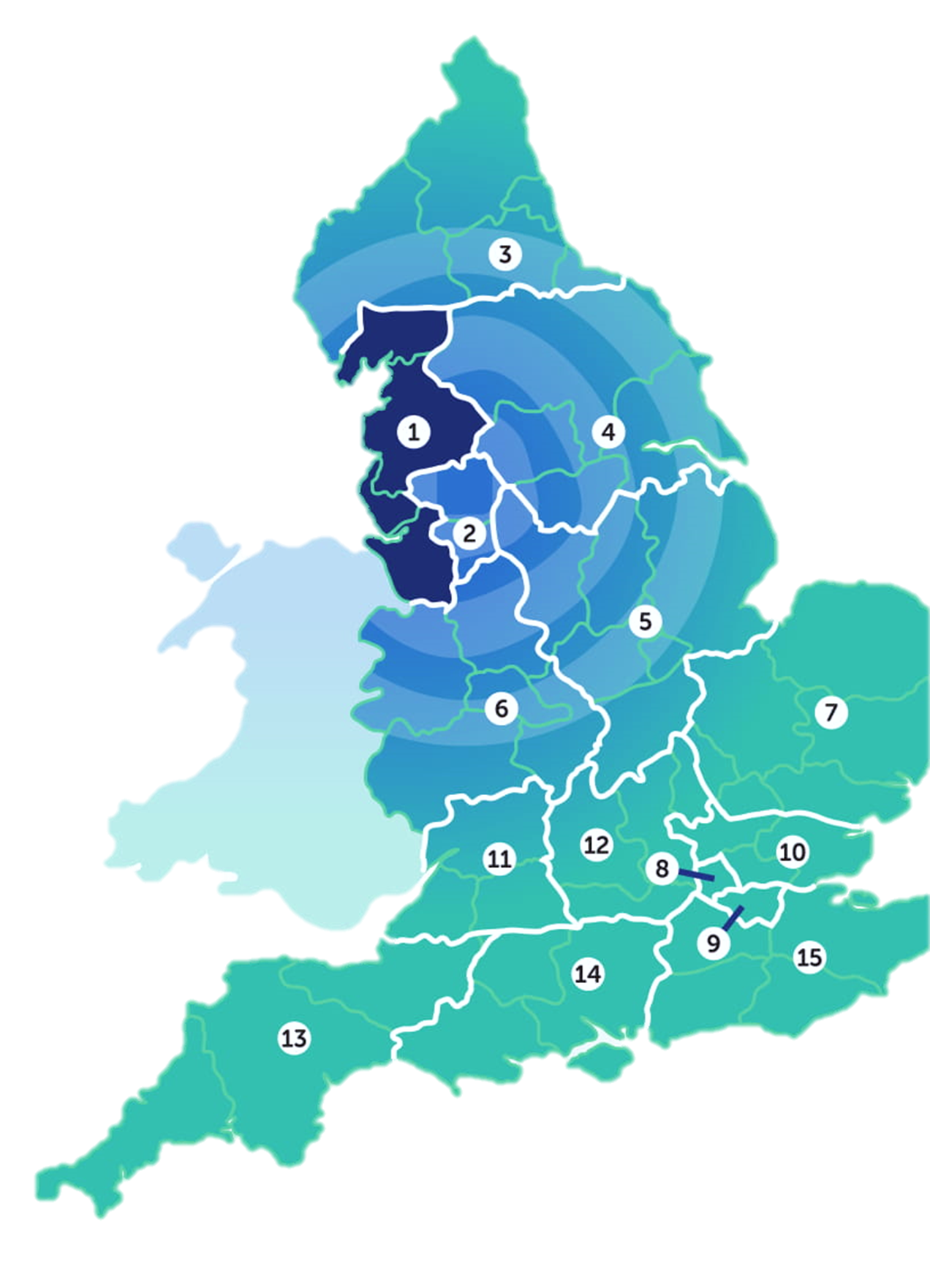 AHSN map