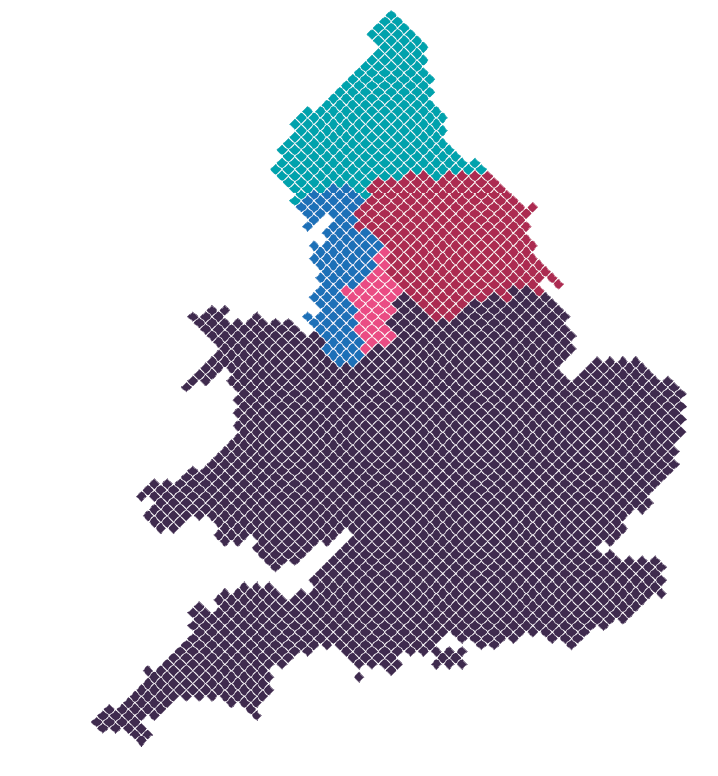 map of CHC zones